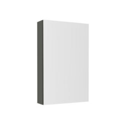 Nes Home Anthracite 400mm Bathroom Mirror Cabinet With Shelf Storage - thumbnail 4