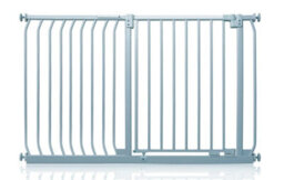 Safetots Elite Pressure Safety Gate, 134Cm - 143Cm, Matt Grey, Pressure Fit Stair Gate - thumbnail 1
