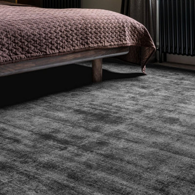 Asiatic Blade Charcoal Modern Classy Rug-66Cm X 240Cm - image 1