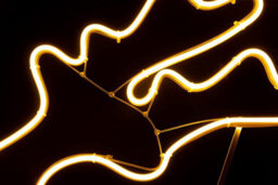 Shatchi Jumping Reindeer Neon Effect Rope Light Silhouette Double Side 90 Warm White Leds Christmas Outdoor - thumbnail 4