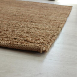 Jute Natural Plain Handmade Modern Easy To Clean Bedroom Dining Room, Living Room Rug -200Cm X 300Cm - thumbnail 5