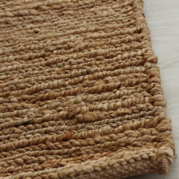 Jute Natural Plain Handmade Modern Easy To Clean Bedroom Dining Room, Living Room Rug -200Cm X 300Cm - thumbnail 3