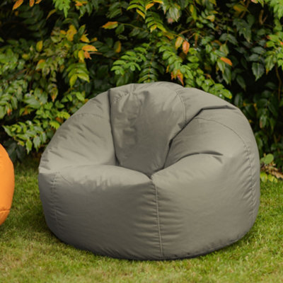 icon Adult Classic Beanbag Outdoor Waterproof Bean Bags Ready Filled - Stone - image 1