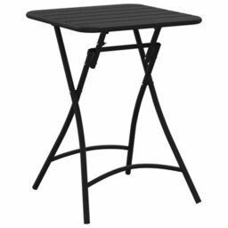Walplus Garden Table Anthracite 55 X 55 X 73 Cm Powder-Coated Steel - thumbnail 6