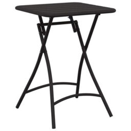 Walplus Garden Table Anthracite 55 X 55 X 73 Cm Powder-Coated Steel - thumbnail 2