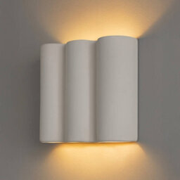 Portwest Westport Everlyn Ceramic Up & Down Wall Light White - thumbnail 1