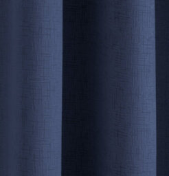 Enhanced Living Vogue Navy 90 X 90 Inch (229X229Cm) Eyelet Thermal Noise Reducing Dim Out Curtains (Pair) - thumbnail 3