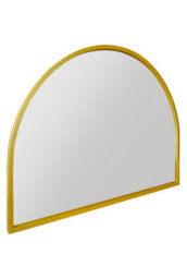 "Mirroroutlet Arcus - Gold Metal Framed Arched Wall Mirror 49"" X 35"" (125Cm X 90Cm)" - thumbnail 3