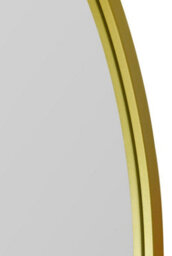 "Mirroroutlet Arcus - Gold Metal Framed Arched Wall Mirror 49"" X 35"" (125Cm X 90Cm)" - thumbnail 6