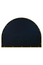 "Mirroroutlet Arcus - Gold Metal Framed Arched Wall Mirror 49"" X 35"" (125Cm X 90Cm)" - thumbnail 7