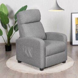 Modern Upholstered Recliner Armchair Sofa Lounge Chair Backrest Home - thumbnail 6
