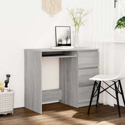 Berkfield Desk Grey Sonoma 90X45X76 Cm Engineered Wood - image 1