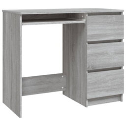 Berkfield Desk Grey Sonoma 90X45X76 Cm Engineered Wood - thumbnail 2