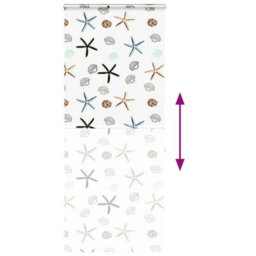 Berkfield Shower Roller Blind With Cassette 100X240 Cm Fabric Width 96 Cm - thumbnail 5