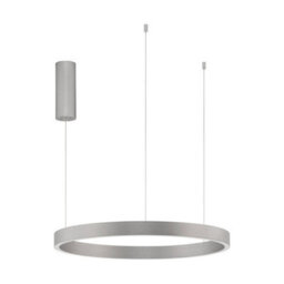 Luminosa Lighting Luminosa Elowen 60Cm Integrated Led Pendant Ceiling Light Brushed Silver Triac Dimmable Led 60W 2552Lm 3000K - thumbnail 1