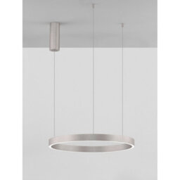 Luminosa Lighting Luminosa Elowen 60Cm Integrated Led Pendant Ceiling Light Brushed Silver Triac Dimmable Led 60W 2552Lm 3000K - thumbnail 2