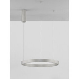 Luminosa Lighting Luminosa Elowen 60Cm Integrated Led Pendant Ceiling Light Brushed Silver Triac Dimmable Led 60W 2552Lm 3000K - thumbnail 3