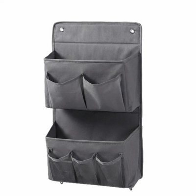 Grey Space-Saving Wall-Mounted Organizer Multi-Compartment Pocket Storage Camper - image 1