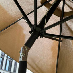 Tilting Garden Parasol Green-2.7M - thumbnail 2