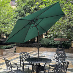 Tilting Garden Parasol Green-2.7M