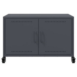 Berkfield Durable Tv Cabinet Anthracite 68X39X43.5 Cm Steel - thumbnail 6
