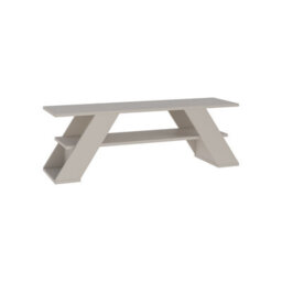 "Decortie Farfalla Modern Tv Unit Multimedia Centre Tvs Up To 48"" Sandstone 120Cm" - thumbnail 2