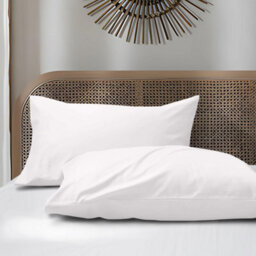 Bedlooms Dyed Pillowcase 3 Pair- Soft Plain Pillow Covers White Envelop Closure - Easy Care Bed Pillowcases 50X75 Cm - thumbnail 7