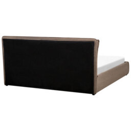 Beliani Ottoman Bed Boucle Bajonna 180 X 200 Cm (Eu Super King) Brown - thumbnail 6