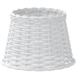 Vidaxl Lamp Shade White 25X17 Cm Wicker Lamp Shades - thumbnail 2
