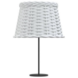 Vidaxl Lamp Shade White 25X17 Cm Wicker Lamp Shades - thumbnail 4