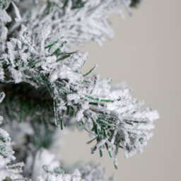 8Ft (2.60M) Samuel Alexander Double Door Snow Flocked Christmas Tree Arch With 2000 Tips - thumbnail 7