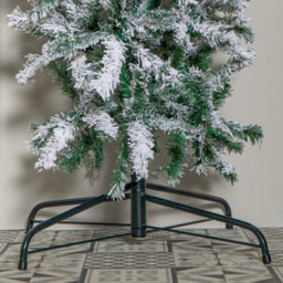 8Ft (2.60M) Samuel Alexander Double Door Snow Flocked Christmas Tree Arch With 2000 Tips - thumbnail 4