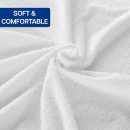 Ameha Waterproof Terry Mattress Protector Non-Noisy, Absorbent & Hypoallergenic Elasticated Cover 30Cm Deep Double 135X190Cm - thumbnail 3