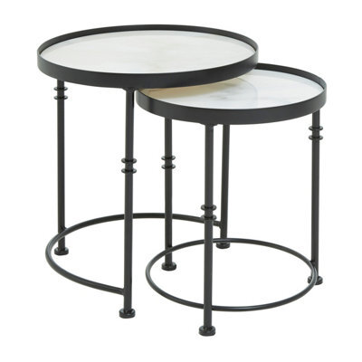 Orsina Arcana Set Of 2 Round Side Tables - image 1