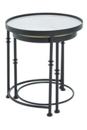 Orsina Arcana Set Of 2 Round Side Tables - thumbnail 4