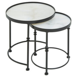 Orsina Arcana Set Of 2 Round Side Tables - thumbnail 2