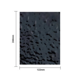 Ener-J Britwall Wave Pattern Metallic Wpc Wall Panels Pack Of 2 Black Water Ripple Decorative Interior Wall Cladding 2440X1220mm - thumbnail 5