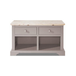 Statement Furniture Florence Storage Bench With 2 Drawers And 2 Basket - Truffle - thumbnail 5