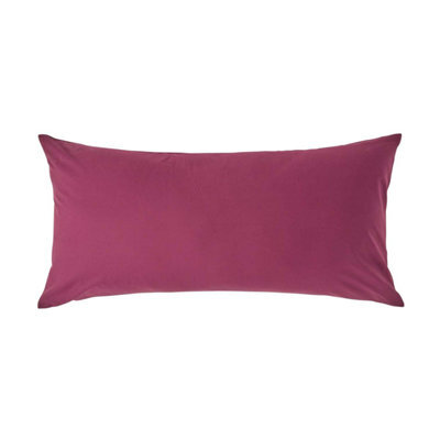 Homescapes Plum Continental Egyptian Cotton Pillowcase 200 Tc, 40 X 80 Cm - image 1