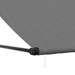 Walplus Retractable Awning Garden Sun Shade Canopy Gazebo For Back Door, Porch, Patio Anthracite 200X150 Cm Fabric And Steel - thumbnail 7