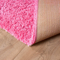 "Bravich Pink Thick Shaggy Rug - California - 110X160Cm (3'7X5'4"")" - thumbnail 7