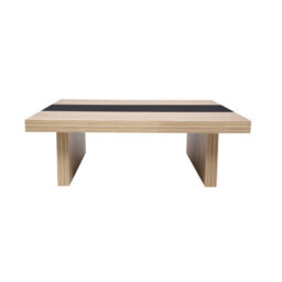 Orsina Modern Style Coffee Table, Natural Wood Coffee Table With High Gloss Finish, Wooden Coffee Table For Home - thumbnail 2