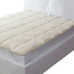 Just So Home Mattress Enhancer Topper Sherpa Fleece Quilted Reversible (King) - thumbnail 2