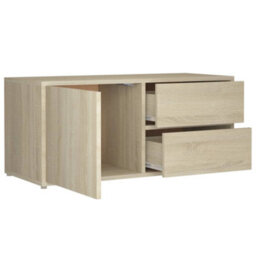 Walplus Tv Cabinet Sonoma Oak 80X34X36 Cm Engineered Wood - thumbnail 6