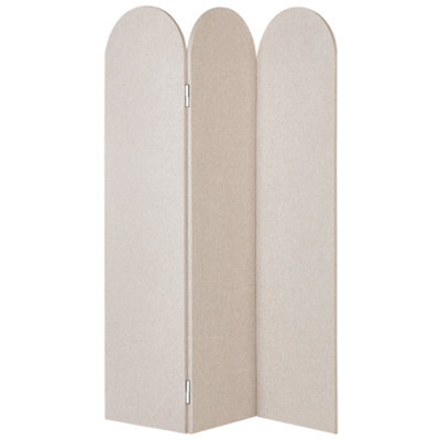 Beliani Office Divider Room Divider Slimmy Beige - image 1