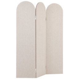Beliani Office Divider Room Divider Slimmy Beige - thumbnail 4