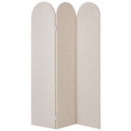 Beliani Office Divider Room Divider Slimmy Beige - thumbnail 1