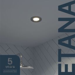 GoodHome Etana Polished Chrome Effect Non-Adjustable Led Neutral White Downlight 4.7W Ip65 - thumbnail 6