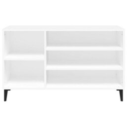 Berkfield Shoe Cabinet White 102X36X60 Cm Engineered Wood - thumbnail 5