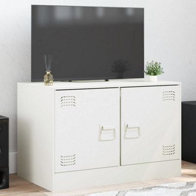Berkfield Tv Cabinet White 67X39X44 Cm Steel - image 1